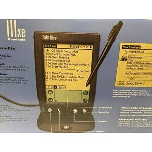 Vintage PALM IIIxe Personal Handheld Connected Organizer